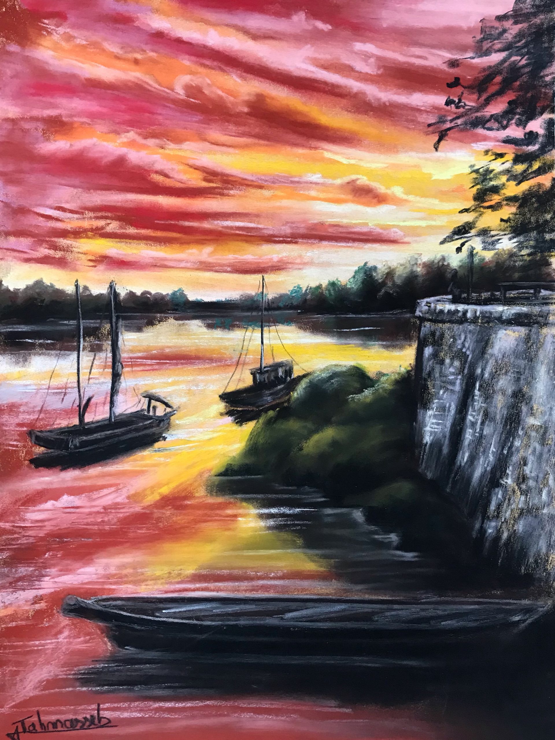 La Loire rouge - Combleux